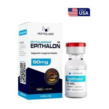Epitalon 50 mg флакон | PeptoLabs Epitalon 50 мг фото