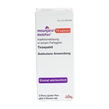 Мунджаро 15 мг (Mounjaro 15 mg) KwikPen 3 ручки Mounjaro 15 mg 3 pens фото